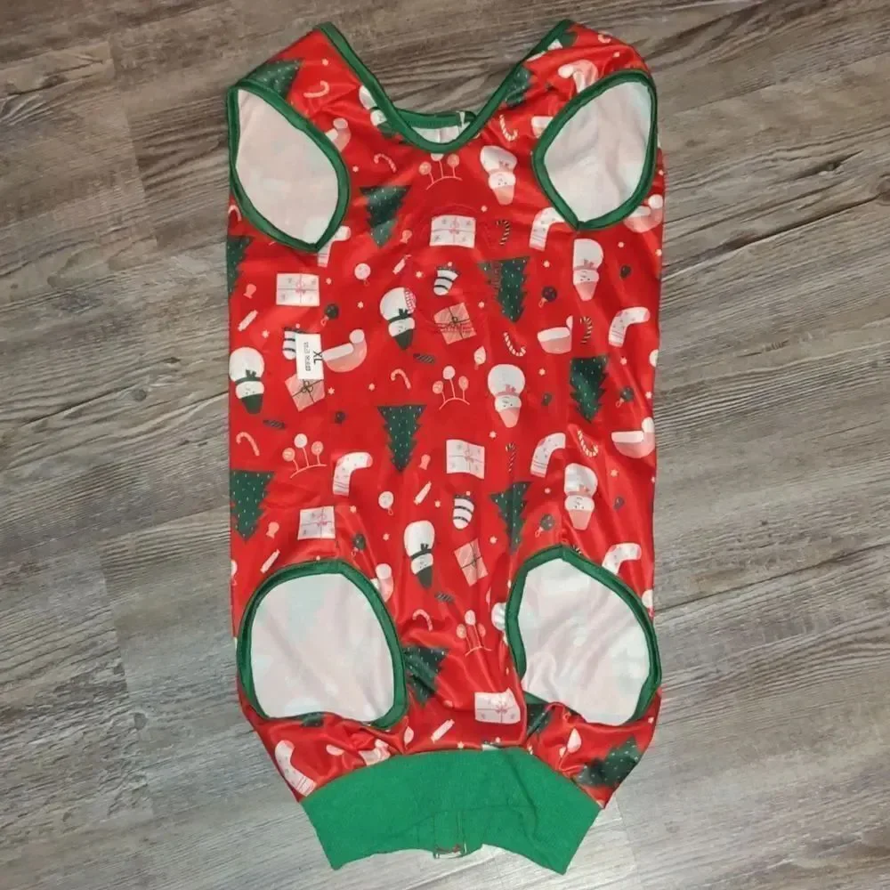 Dog Onesie Christmas Pet Pajamas, Dogs Recovery Suit for Dogs